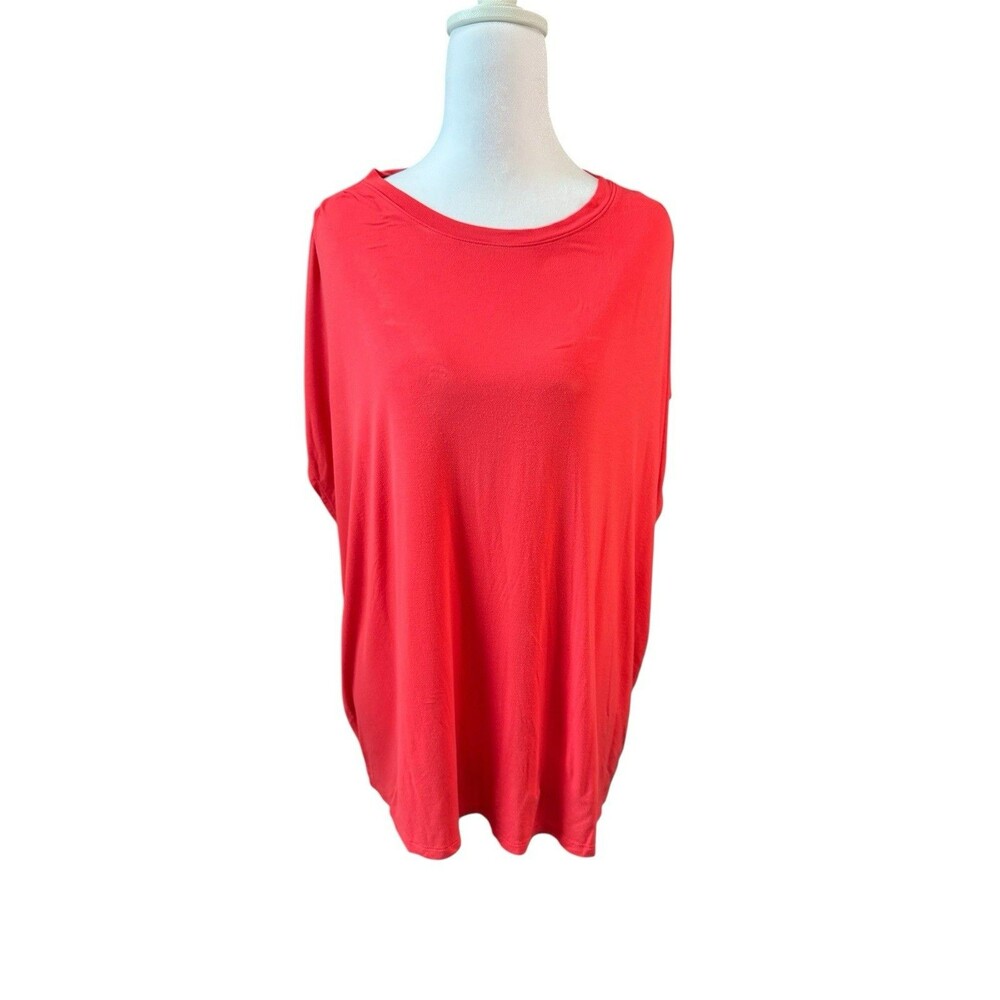 Simply Vera Vera Wang Top Size XXL Coral  Blouse Retail $30 Women’s NWT